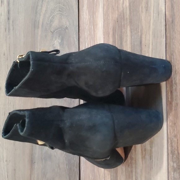 Kate Spade Women Fashion Comfort Ankle Suede Booties heels shoes sz 9.5M - Picture 5 of 14